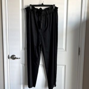 Gianni Bini black linen blend pants